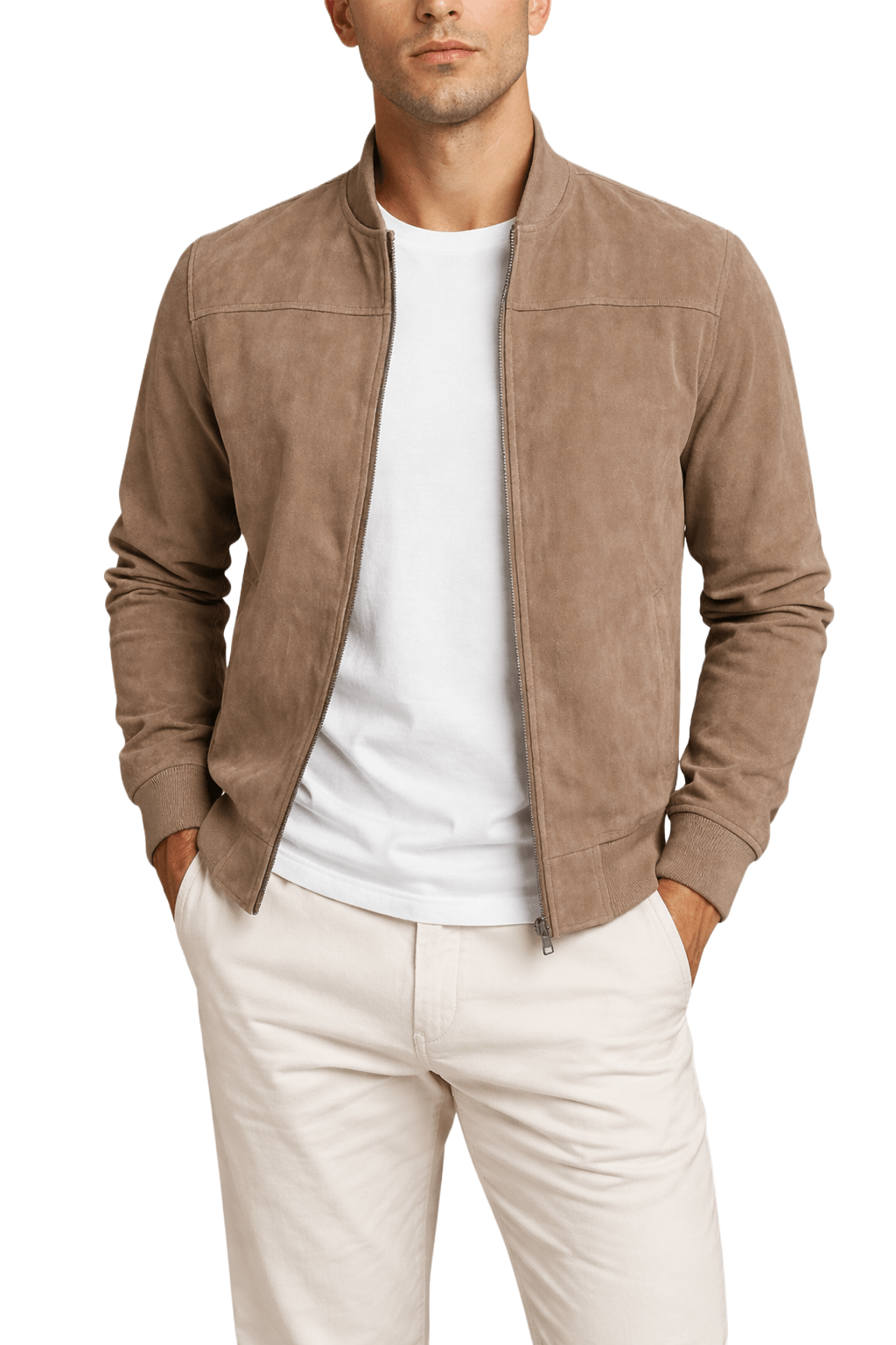 Beckett - Classic Suede Jacket - Bellaro Fashion