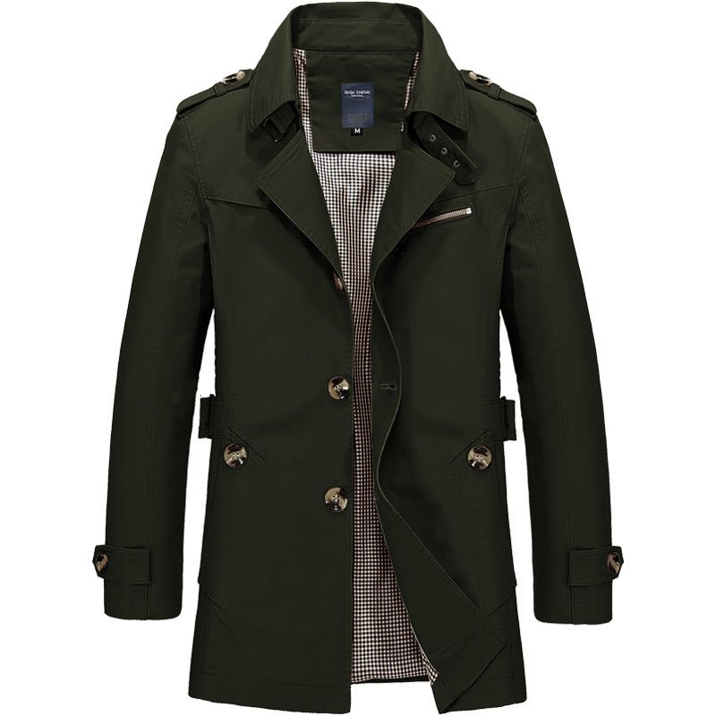 Bryson - Long Trench Coat - Bellaro Fashion