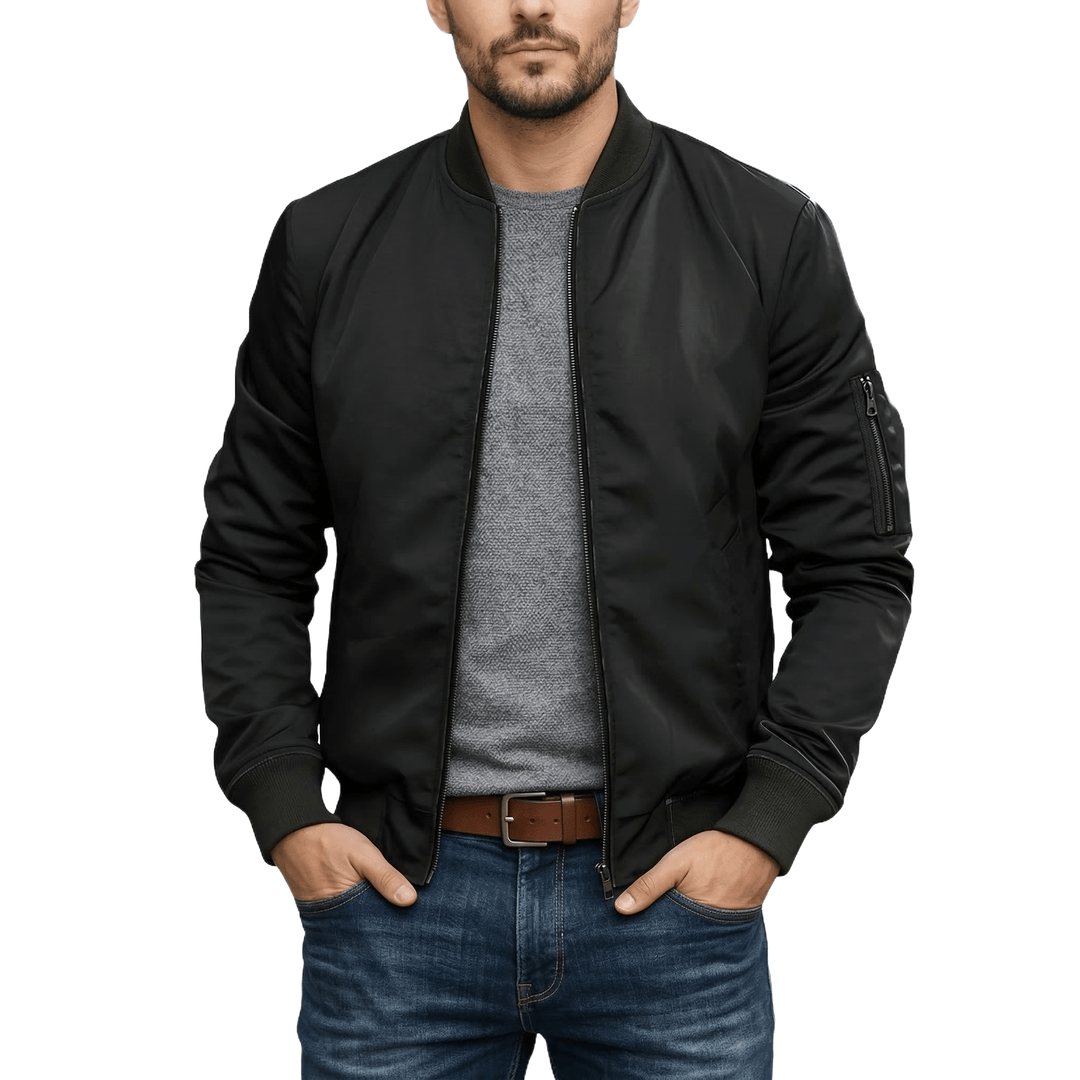 Cristiano - Lightweight Bomber Jacket - Bellaro Fashion