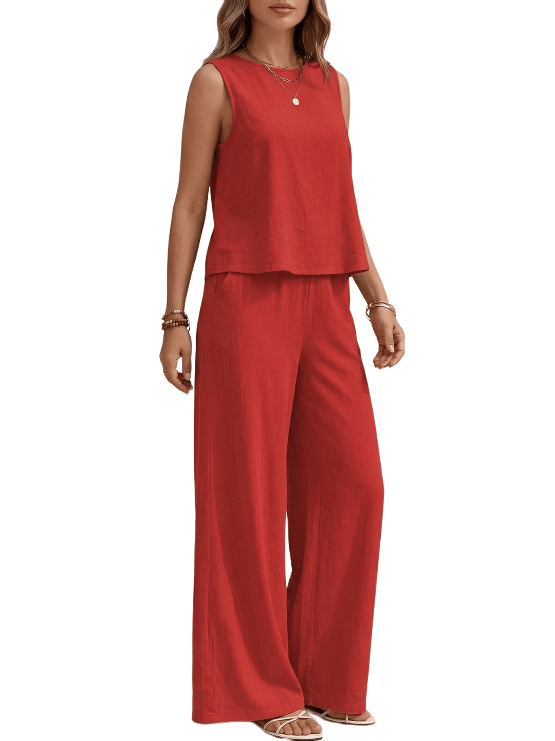 Danielle - Sleeveless Set - Bellaro Fashion