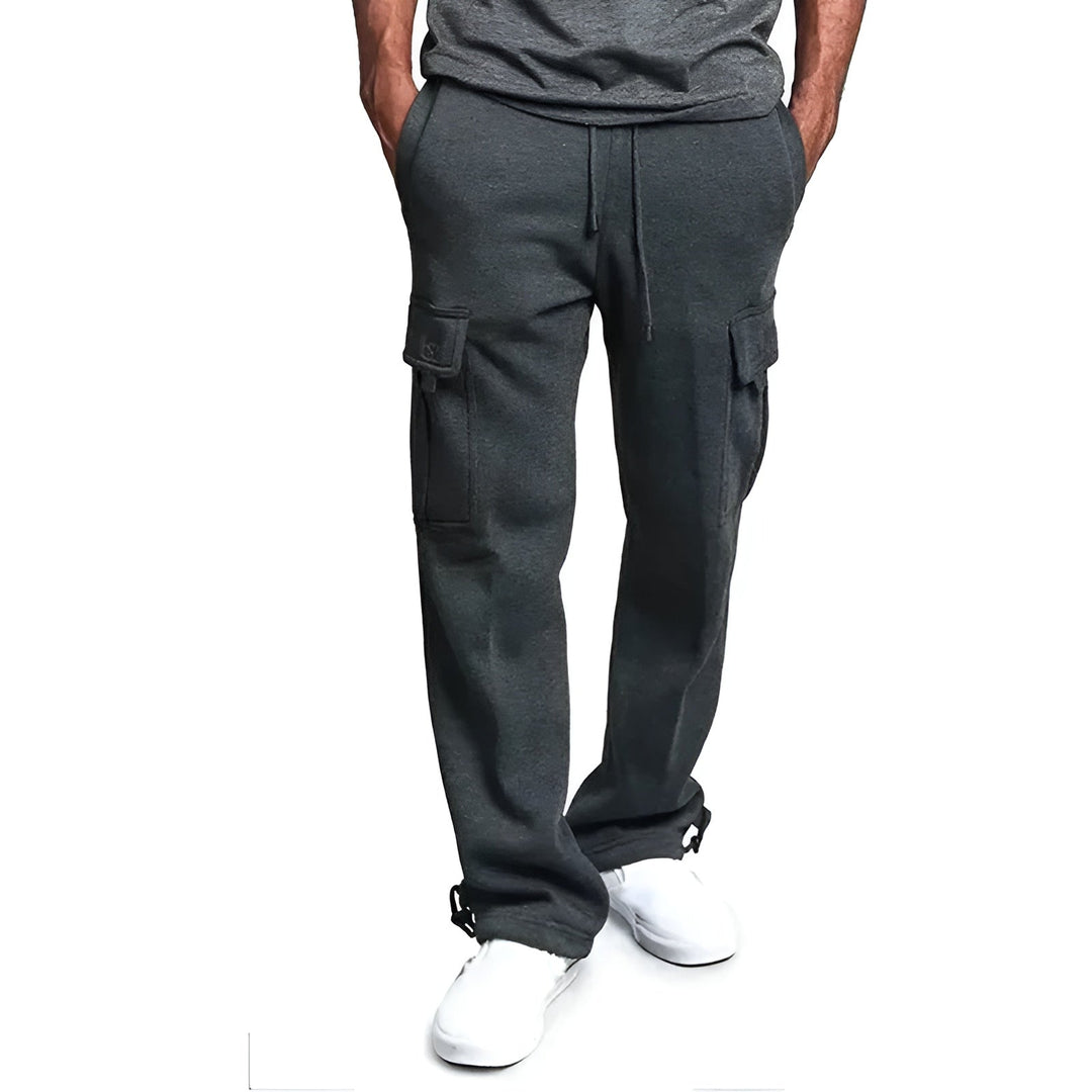 Federico - Fleece Cargo Sweatpants - Bellaro Fashion