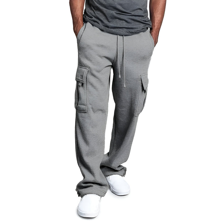 Federico - Fleece Cargo Sweatpants - Bellaro Fashion