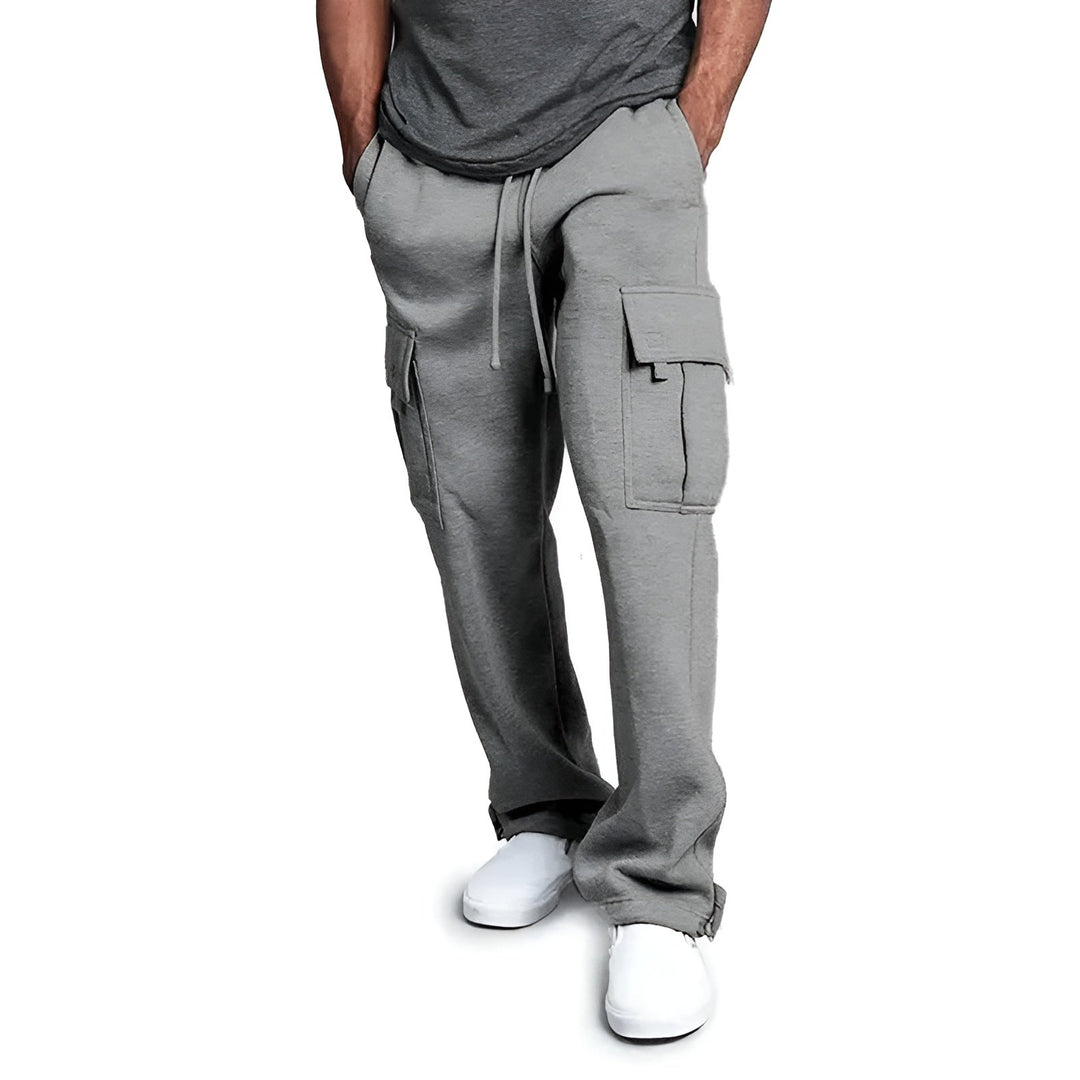 Federico - Fleece Cargo Sweatpants - Bellaro Fashion