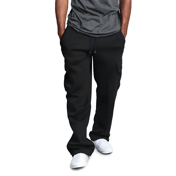 Federico - Fleece Cargo Sweatpants - Bellaro Fashion