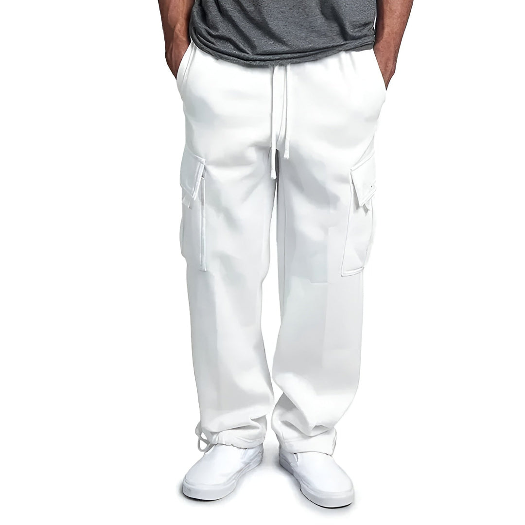Federico - Fleece Cargo Sweatpants - Bellaro Fashion