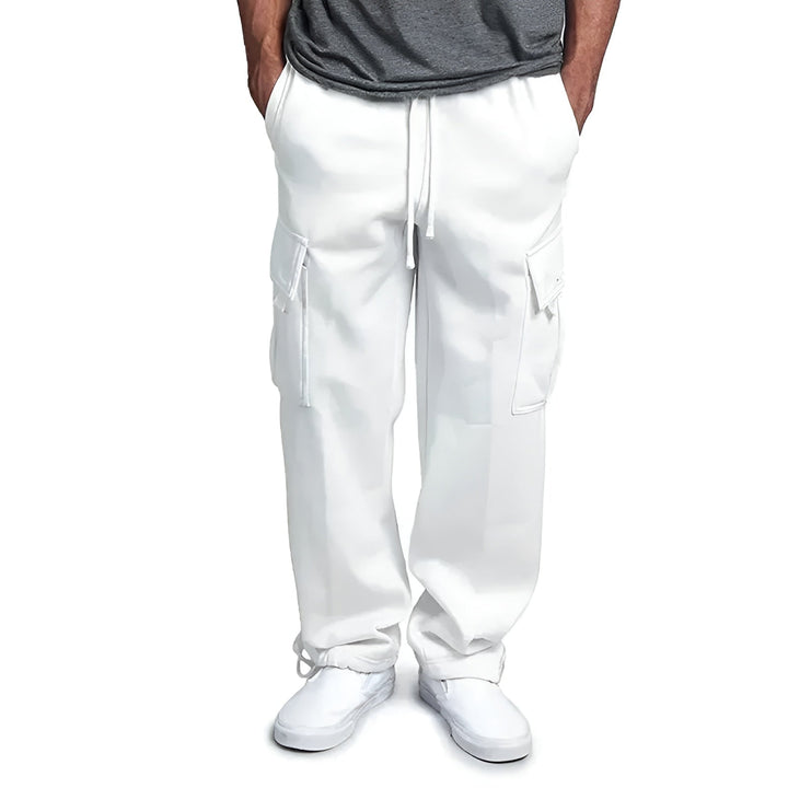 Federico - Fleece Cargo Sweatpants - Bellaro Fashion