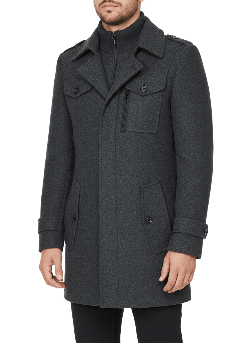Giovanni – Men’s Wool Coat - Bellaro Fashion