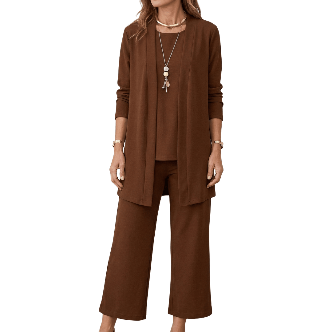 Laney - Elegant Casual Three - Piece Set - Bellaro Fashion