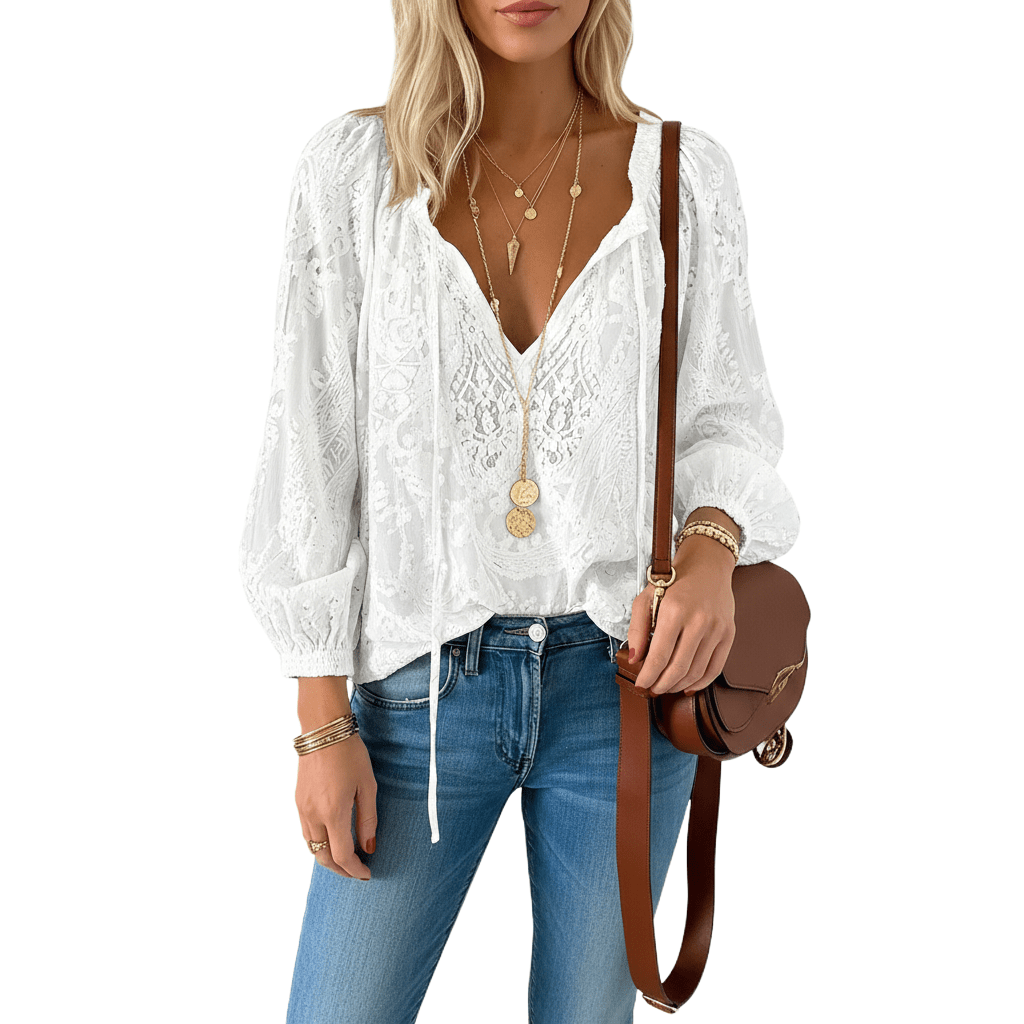 Lily - Refined Elegant Blouse - Bellaro Fashion
