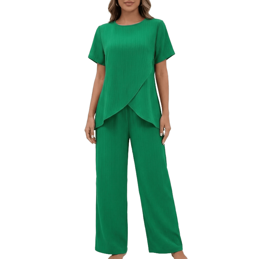 Lorrina - Elegant and Comfortable Two - Piece Set - Bellaro Fashion