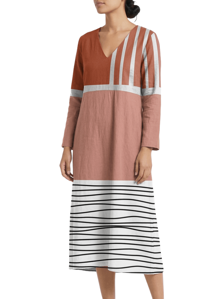 Madison - Effortless Floral Pattern Maxi - Bellaro Fashion